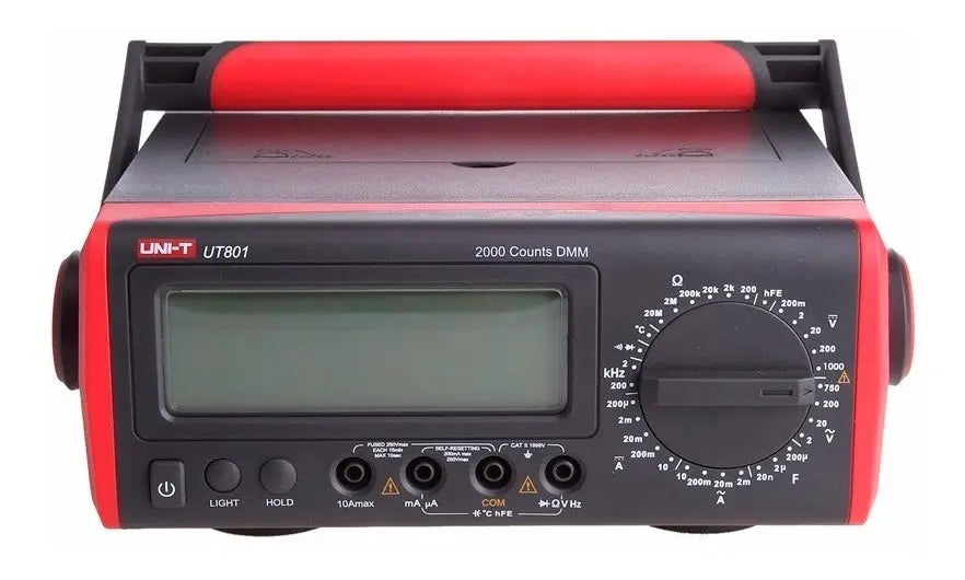 Multimetro Digital De Sobremesa Uni-t Ut801 Voltaje Amp Acdc