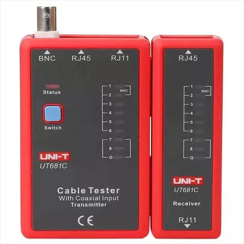 Tester Probador De Cables De Red Rj11 Rj45 Bnc Unit Ut681c