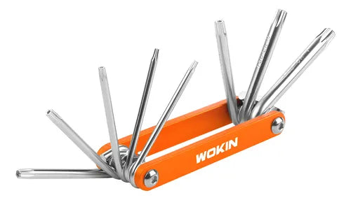 Juego De 8 Llaves Hexagonales Torx Plegables Wokin