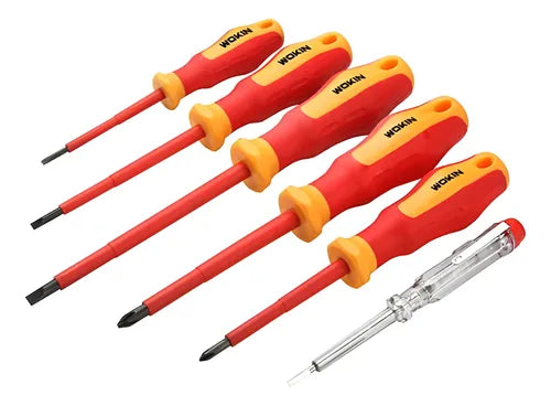 Kit Set De 6 Destornilladores Vde Marca Wokin