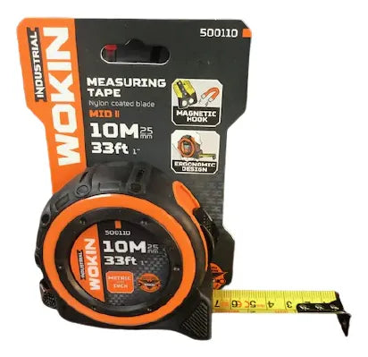 Cinta Métrica Industrial 10 Metros 33 Ft Marca Wokin