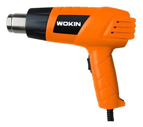 Pistola De Calor 2000w - Hasta 500ºc - 2 Rangos Wokin Color Naranja