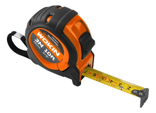 Cinta Métrica Industrial 3 Metros 10 Ft Marca Wokin